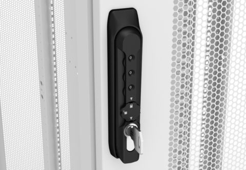 Combination lock swivel handle 
