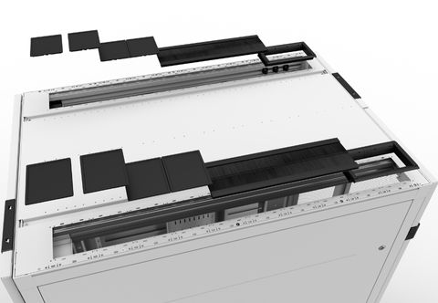 Flexible top of cabinet design