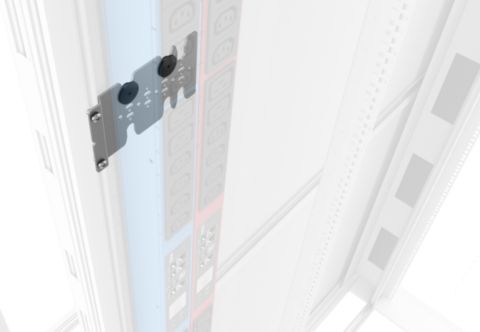 Frame mounting – Two PDUs