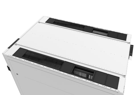Top of cabinet blind plates