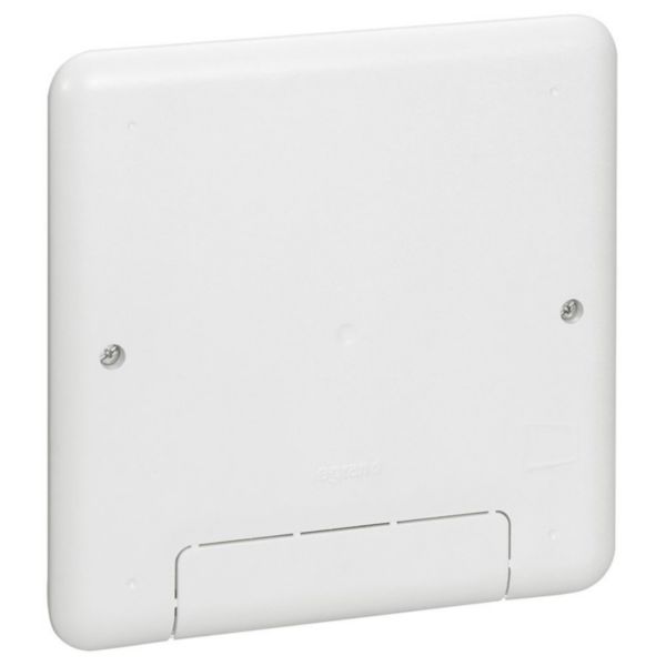 Multimedia box Batibox - max. capacity 1 x 5 modules - dim. 142 x 142 mm, 080193, 3245060801939