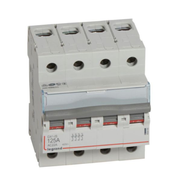 Interrupteur-sectionneur DX³-IS 2P 400 V 125 A 2 modules. LEGRAND 406450