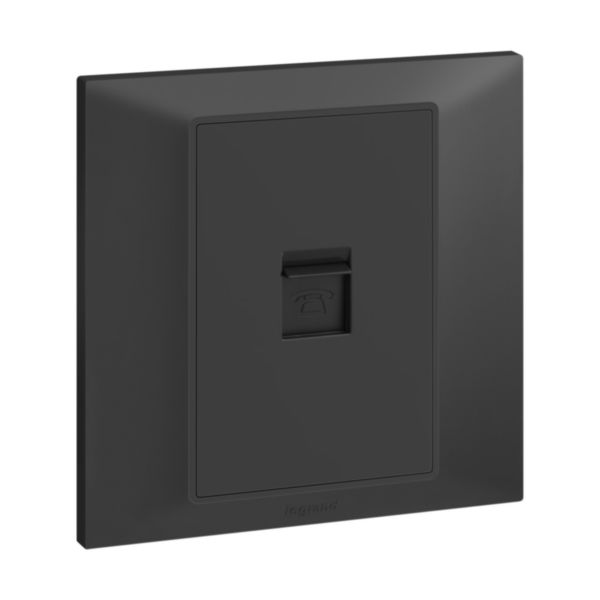Belanko S RJ 11 socket - Anthracyte | 617797 | 3414971688438 | LEGRAND
