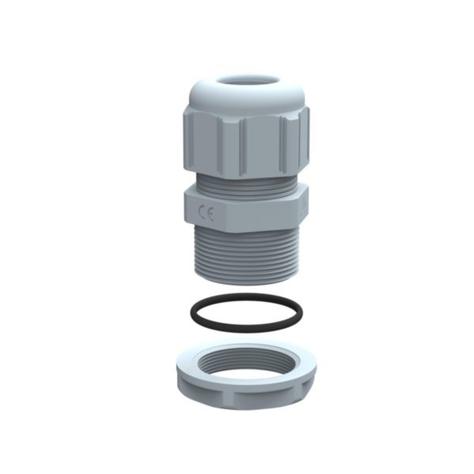 Cable gland plastic IP 68 PG 13.5 clamping capacity 8 12 mm RAL 7001 098023 3245060980238 LEGRAND
