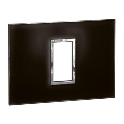 Plate Arteor - Italian / US standard - square - 1 module - mirror 