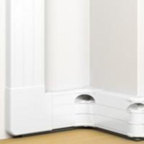 Snap-on trunking 3 compartments white 50x180mm, length 2m, 075606, 3245060756062