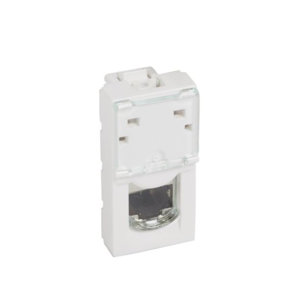 Arteor™ - RJ45 socket category 6 shielded STP 1 module White