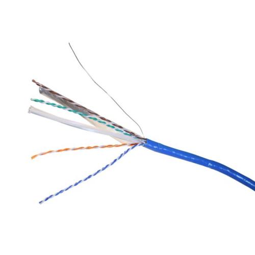6/0750 エーフィ 024/080 L2 Cable category 6 F/UTP 4 pairs LSZH Euroclass Dca 500 meters blue